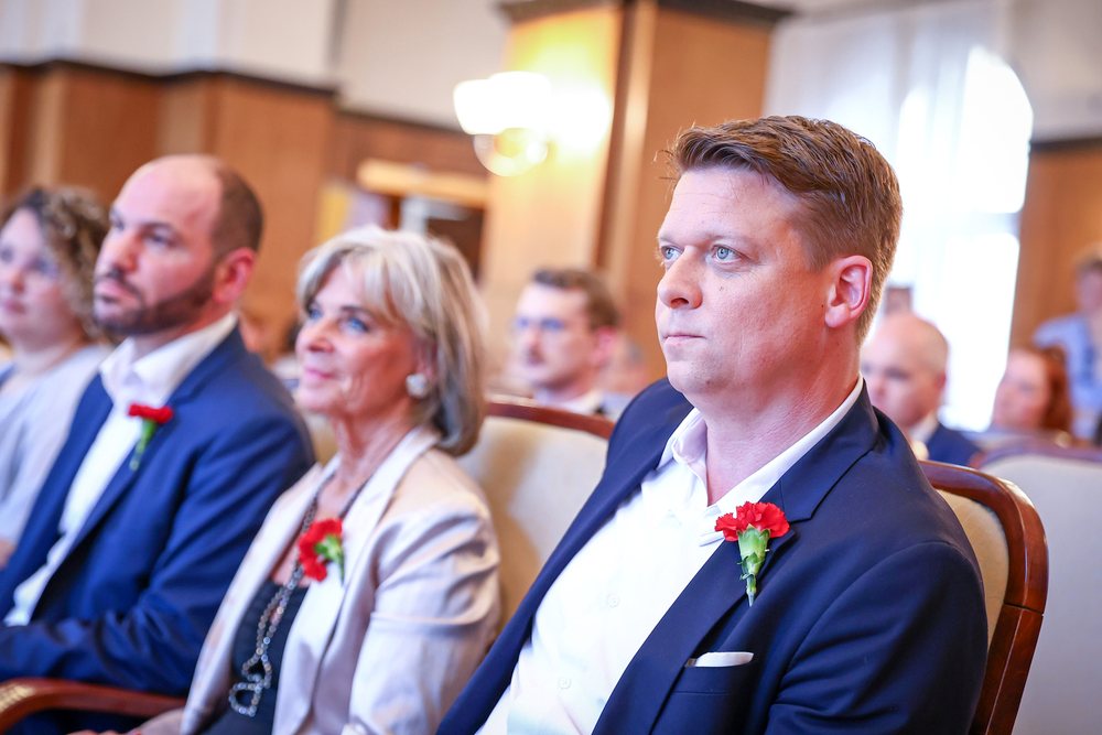 Bezirksrät*innen Stephan Grundei, Helga Baumann und Bakri Hallak © Rene Wallentin