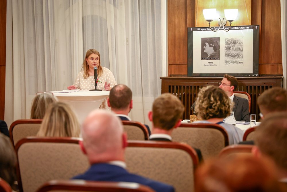 SPÖ-Klubvorsitzende Katharina Mayer-Egerer während ihrer Antrittsrede © Rene Wallentin