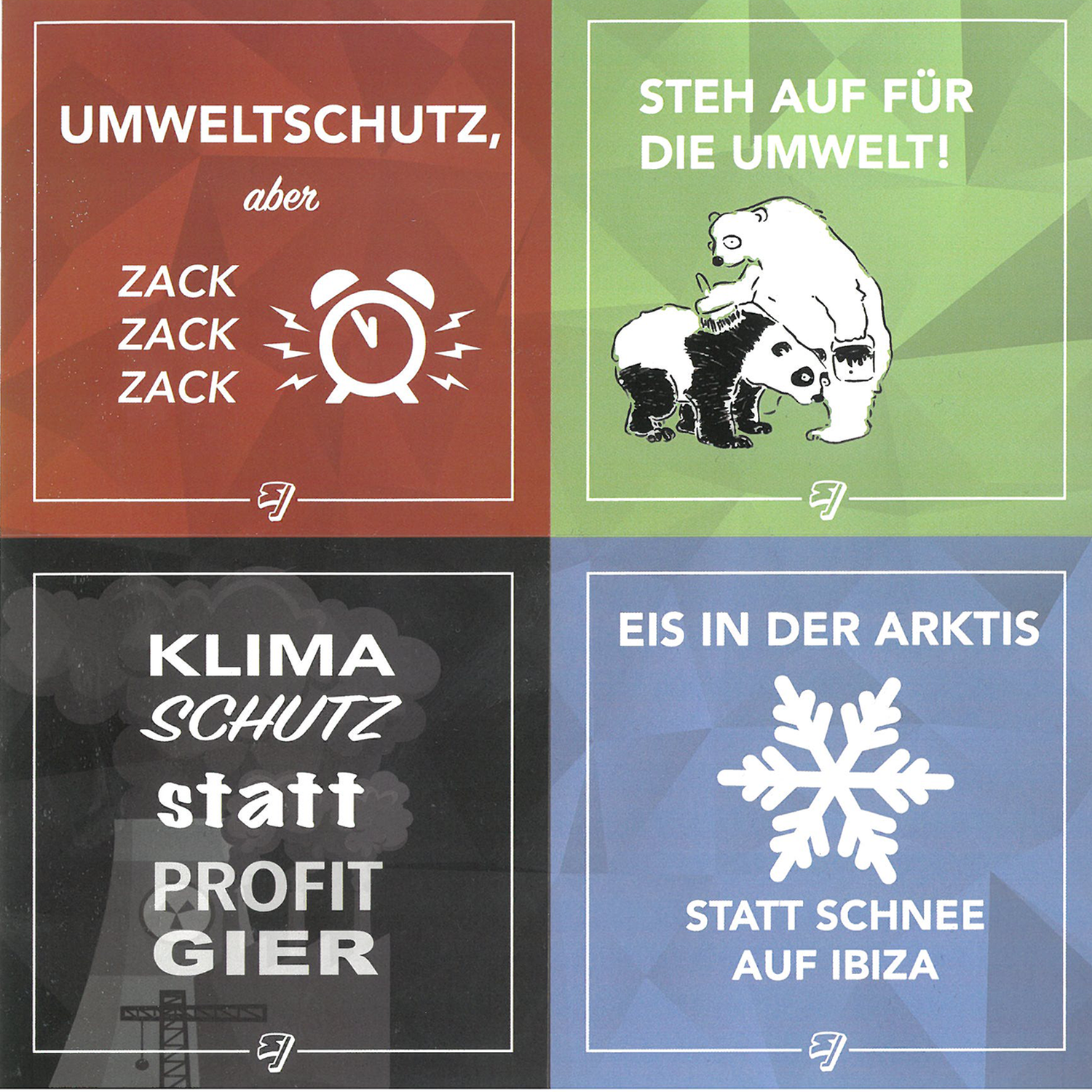 "Klimaschutz"-Stickerblock