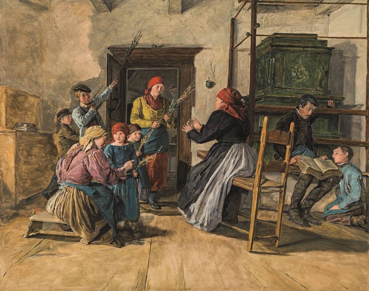 FERDINAND GEORG WALDMÜLLER "PALMSONNTAG" (1865)