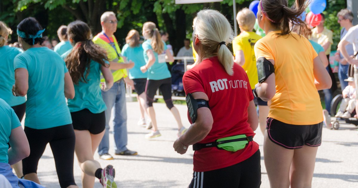  Unser Treffpunkt beim Wiener Frauenlauf 