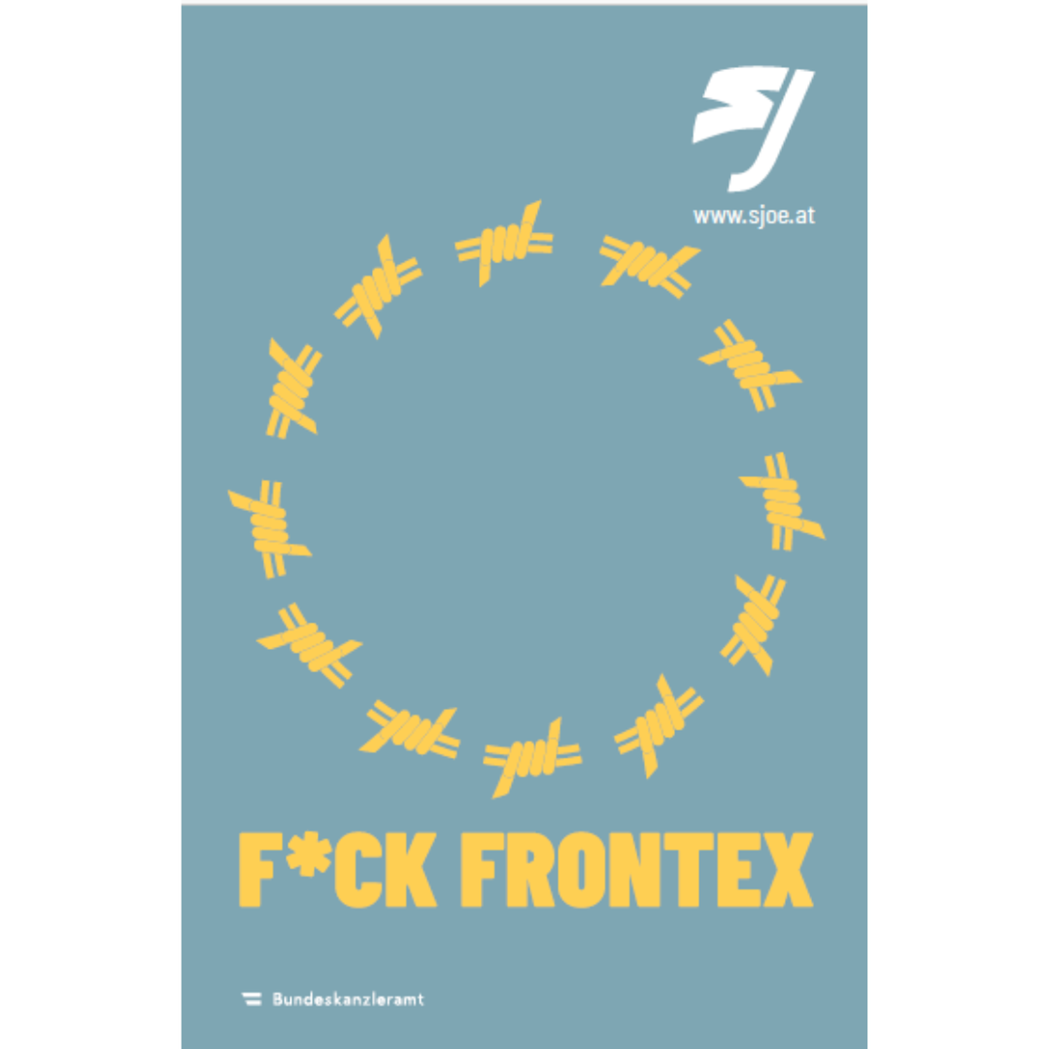 "FCK Frontex"-Sticker