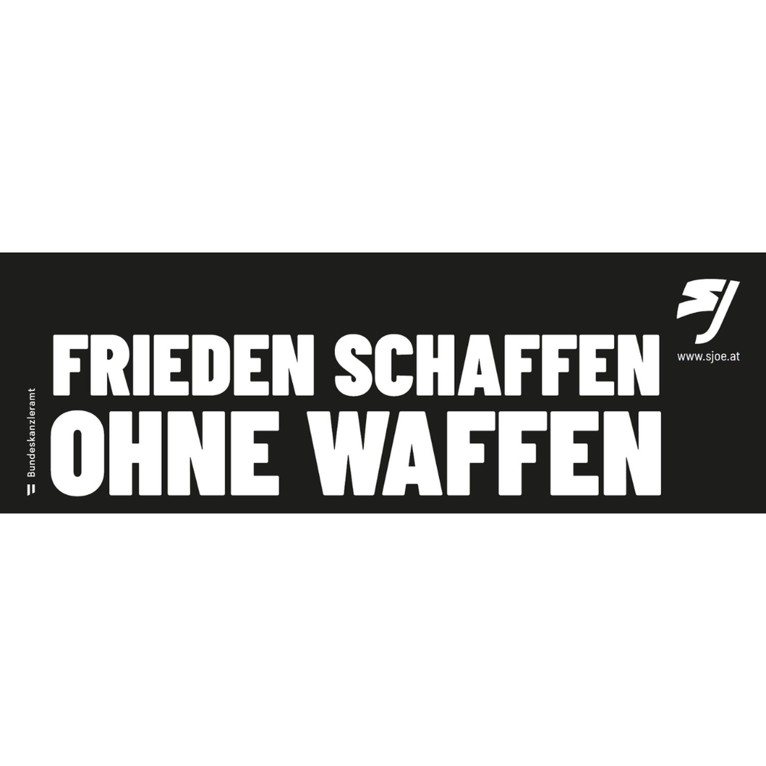"Frieden schaffen ohne Waffen"-Sticker