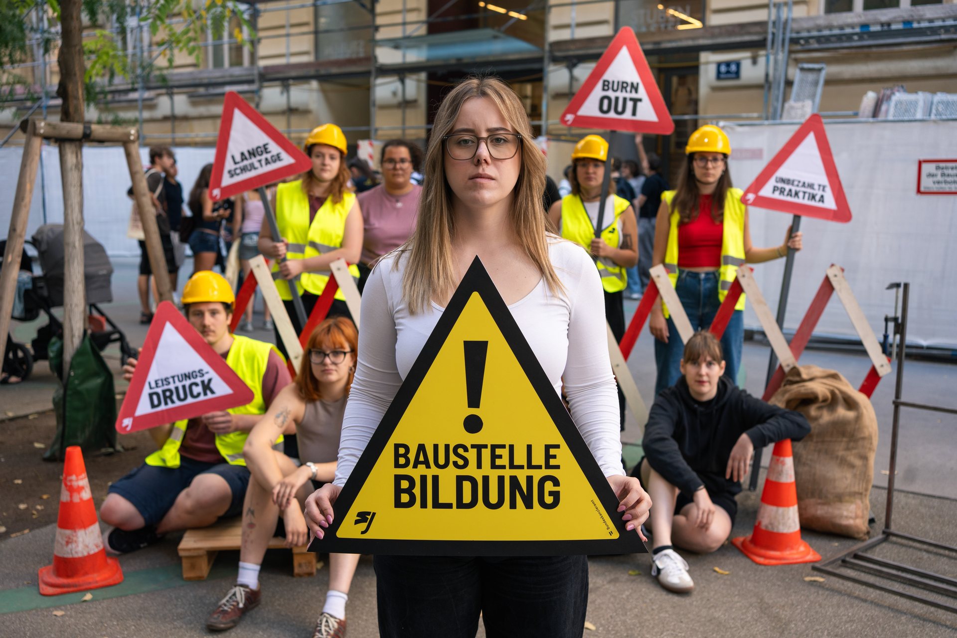 Auftaktaktion Baustelle Bildung 