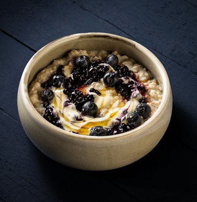blueberry vanilla porridge