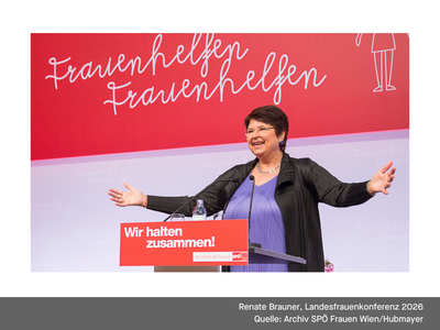 Renate Brauner, Landesfrauenkonferenz 2026
Quelle: Archiv SPÖ Frauen Wien/Hubmayer