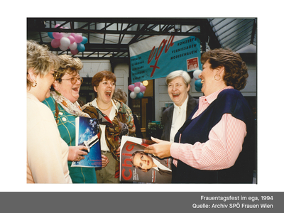 Frauentagsfest im ega, 1994
Quelle: Archiv SPÖ Frauen Wien