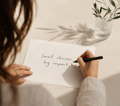 Nachhaltigkeit Handschrift 