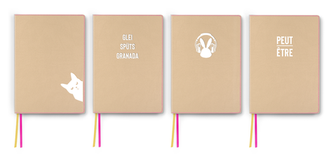 Twill, debossage BLANC: Grumpy Cat I Glei Spüts Granada I Music Bunny I Peut-Être