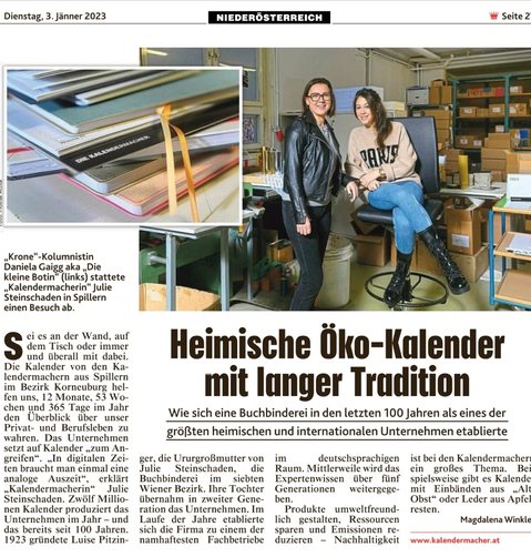 KRONE NÖ Presse Clipping KRONE NÖ