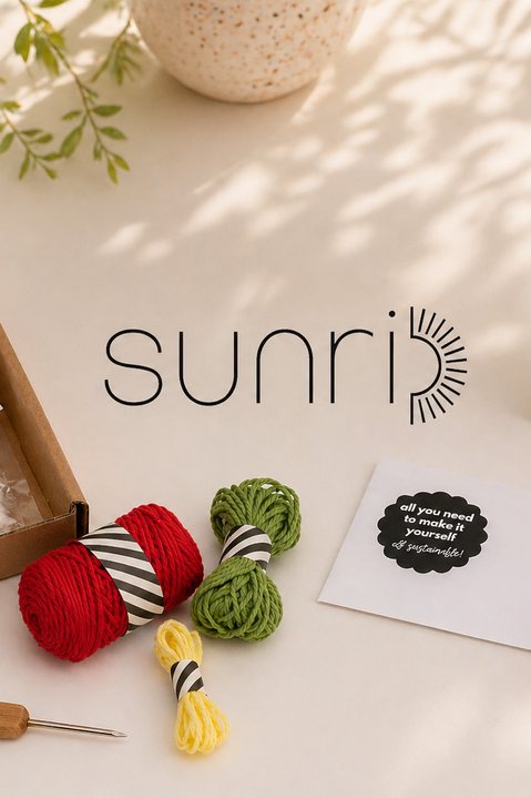 Sunri DIY Hakelset Erdbeere