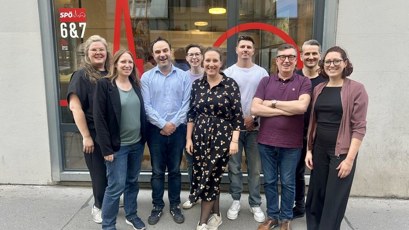neu konstituierter Klub der SP Neubau, 20.5.2025 SP-Klub Neubau 2025_05