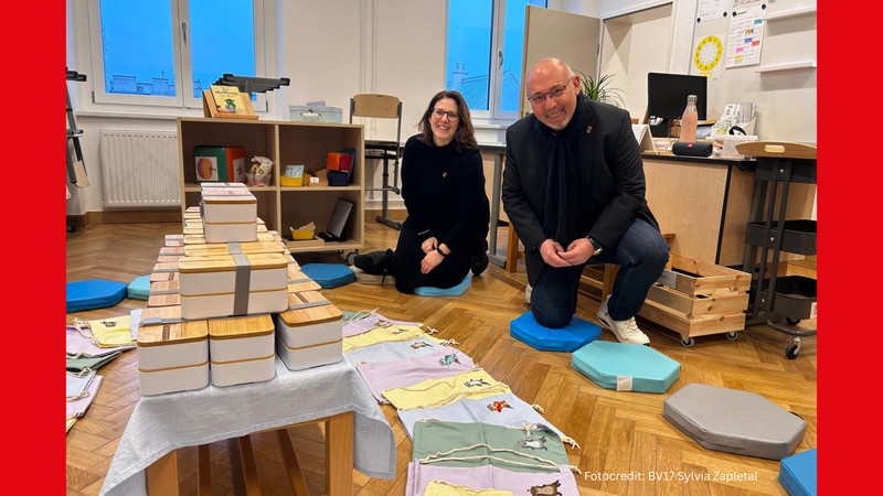 Eröffnung der Volksschule Kindermanngasse